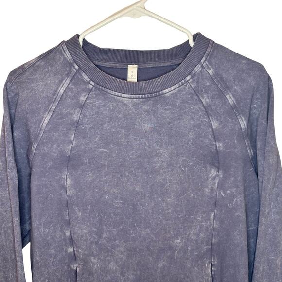 Lululemon Scuba Crew *Wash β Washed Purple Quartz β Size 8 β Comfy Chic π - Picture 6 of 11